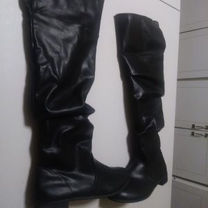 Black Leather Boots